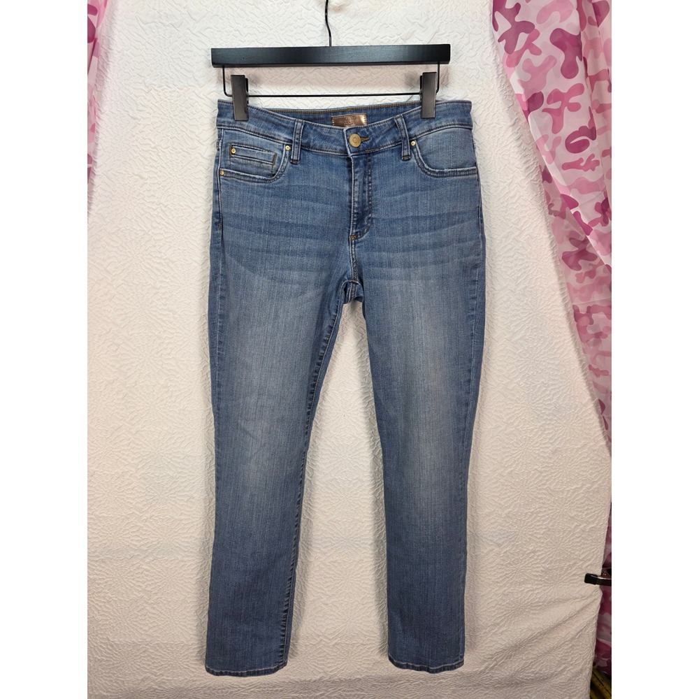 Kut from the Kloth Catherine Boyfriend Jeans Medium Wash Blue Denim Size 6